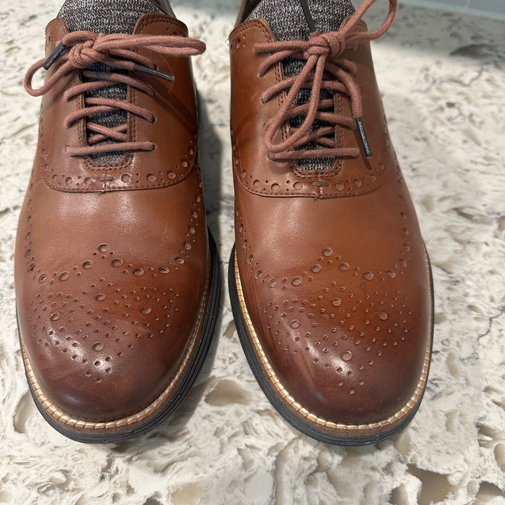 Men's Cole Haan Original Grand wingtip shoes